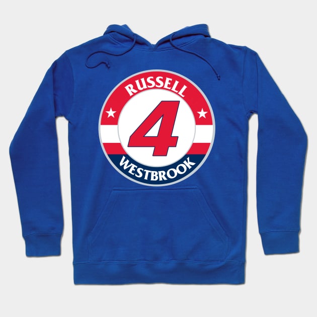 Russell Westbrook 4 Washington Wizards Hoodie by IronLung Designs